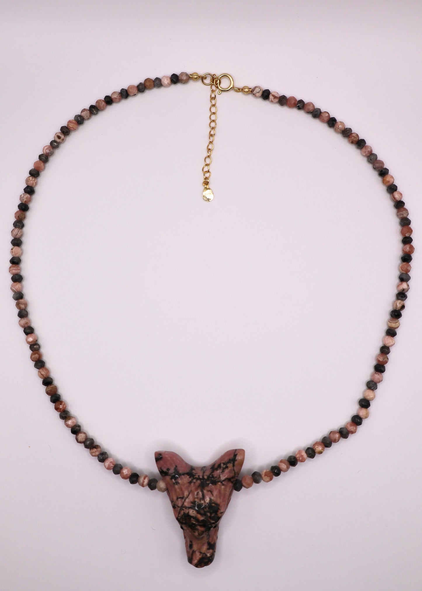 Lupéris en Rhodonite